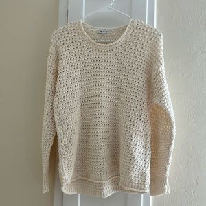 NWOT Madewell Austen pullover sweater in cream